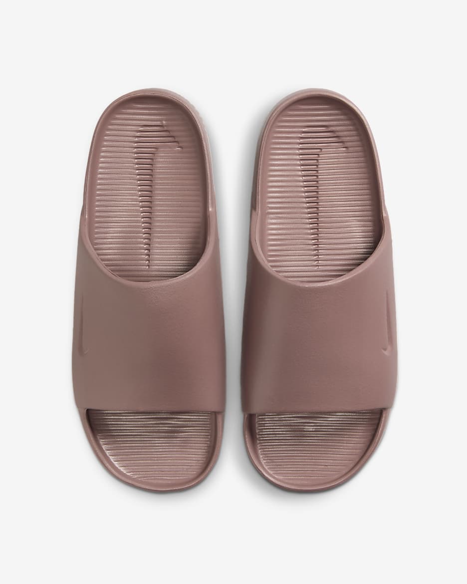 Nike Calm Women's Slides - Smokey Mauve/Smokey Mauve