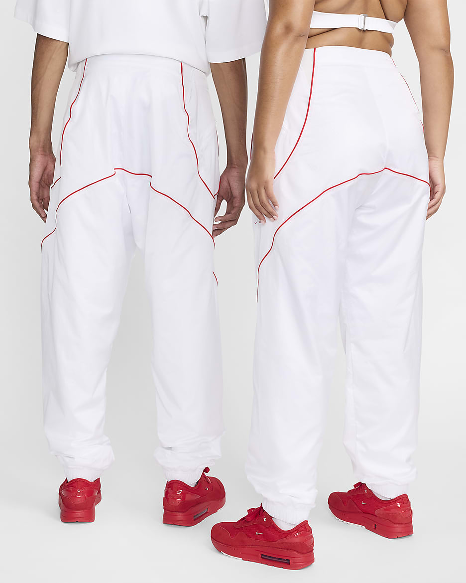 Nike x Jacquemus trainingsbroek - Wit/University Red