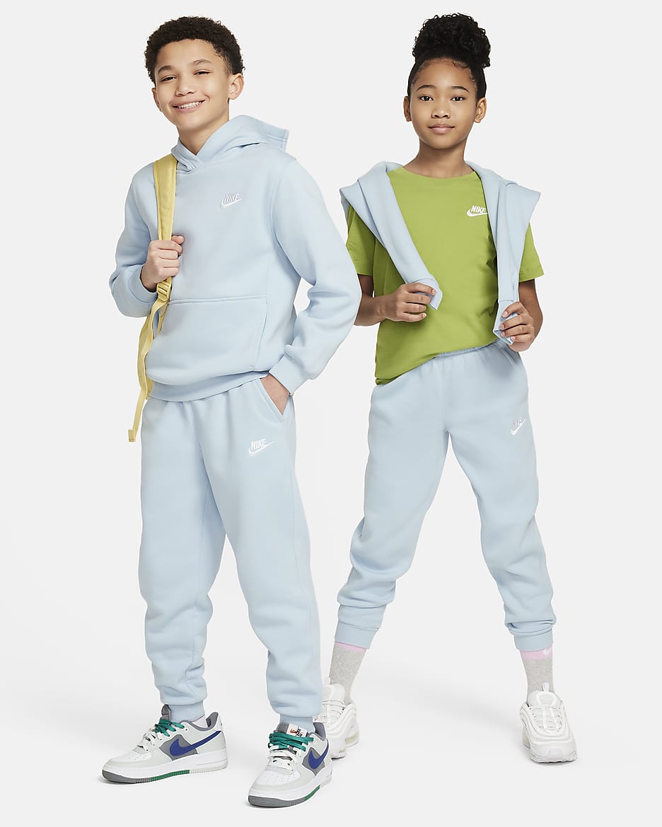 Nike Sportswear Club Fleece Jogger für ältere Kinder - Light Armory Blue/Weiß