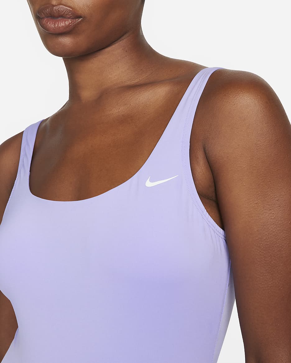 Nike Essential U-Back Women's One-Piece Swimsuit - Purple Pulse