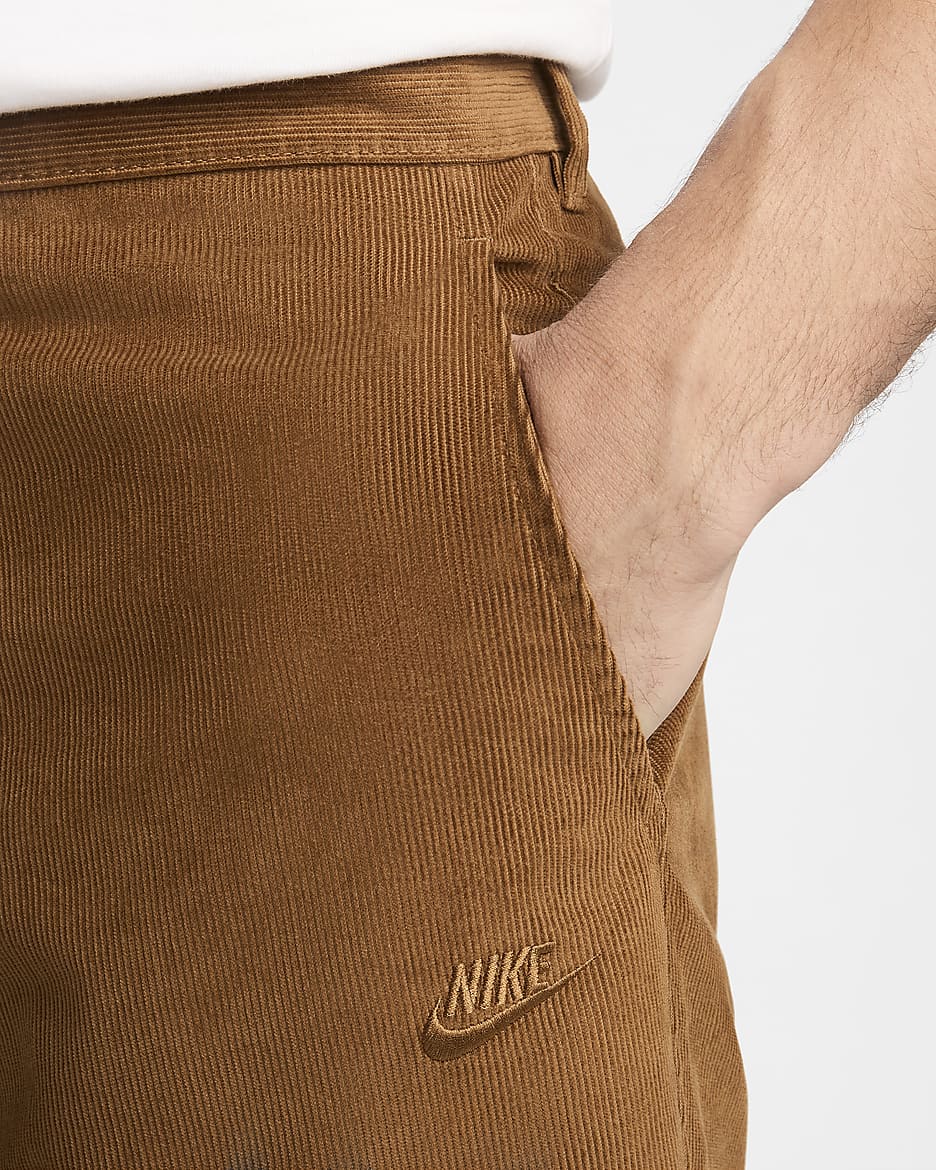 Nike Club Chino kordbársony férfinadrág - Light British Tan