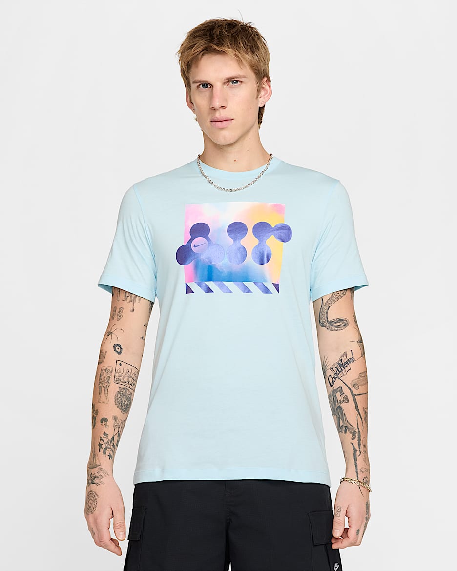 Nike Sportswear Men's T-Shirt - Glacier Blue