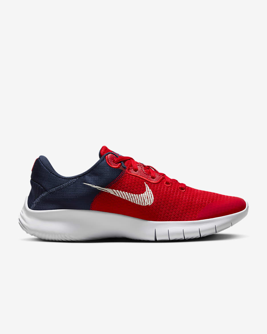 Nike Flex Experience Run 11 男款路跑鞋 - University Red/Midnight Navy/Blue Joy/Sea Glass