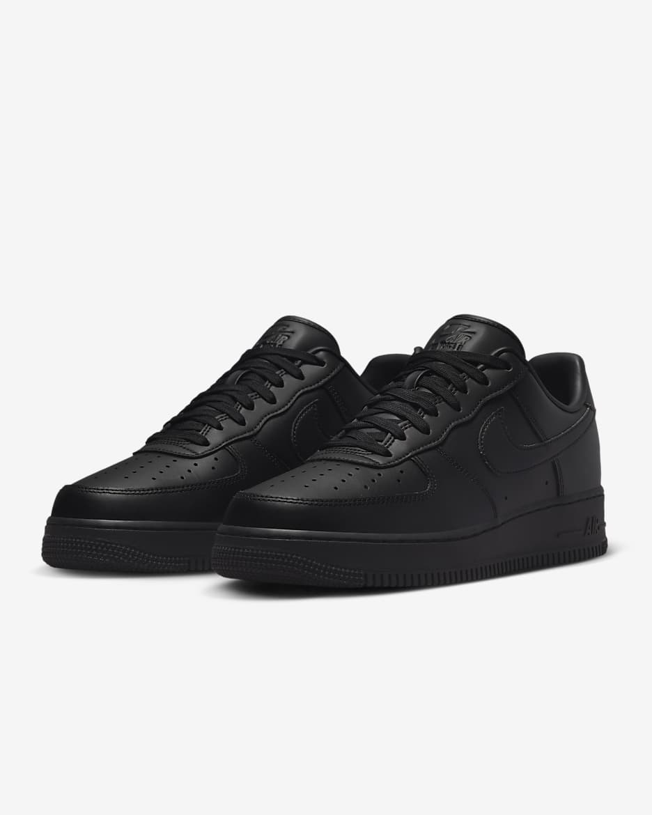 Nike Air Force 1 '07 Fresh Men's Shoes - Black/Black/Black/Anthracite