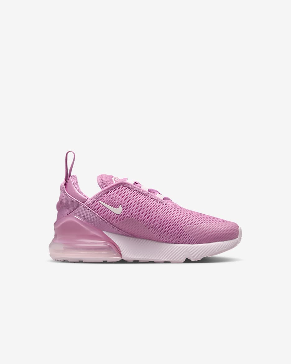 Nike Air Max 270 Little Kids' Shoes - Magic Flamingo/Pink Foam