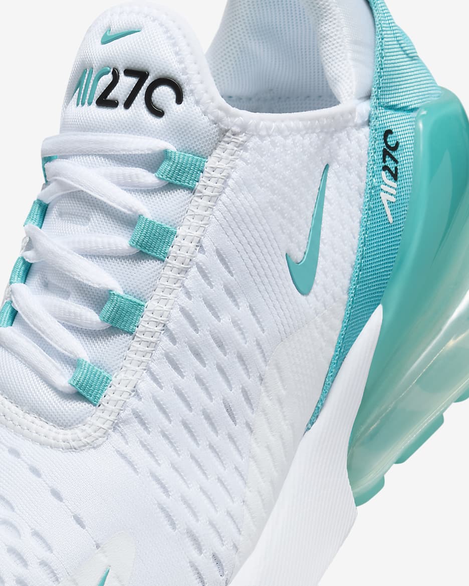 Nike Air Max 270 Women's Shoes - White/Dusty Cactus/Black/Dusty Cactus