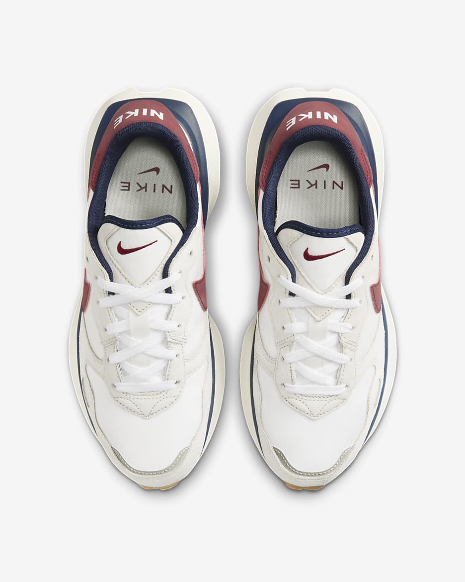 Nike Phoenix Waffle Women's Shoes - Light Bone/Sail/Midnight Navy/Team Red