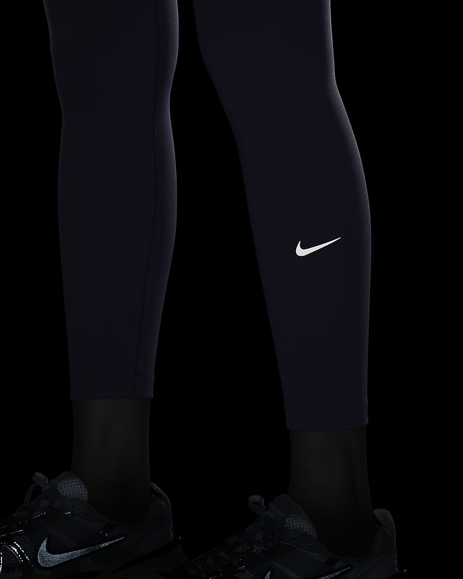 Nike One Women's High-Waisted Full-Length Leggings - Daybreak/Black