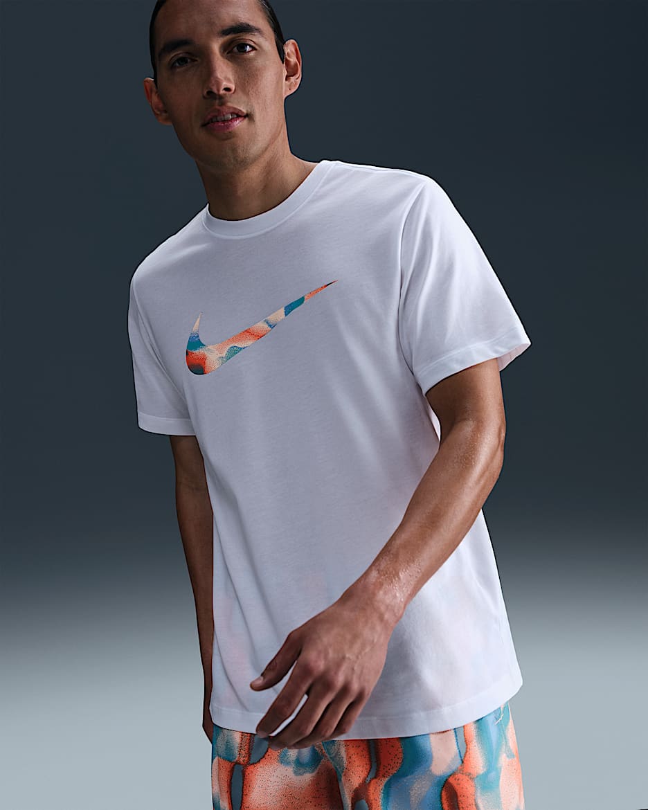Nike Men's Dri-FIT Fitness T-Shirt - White
