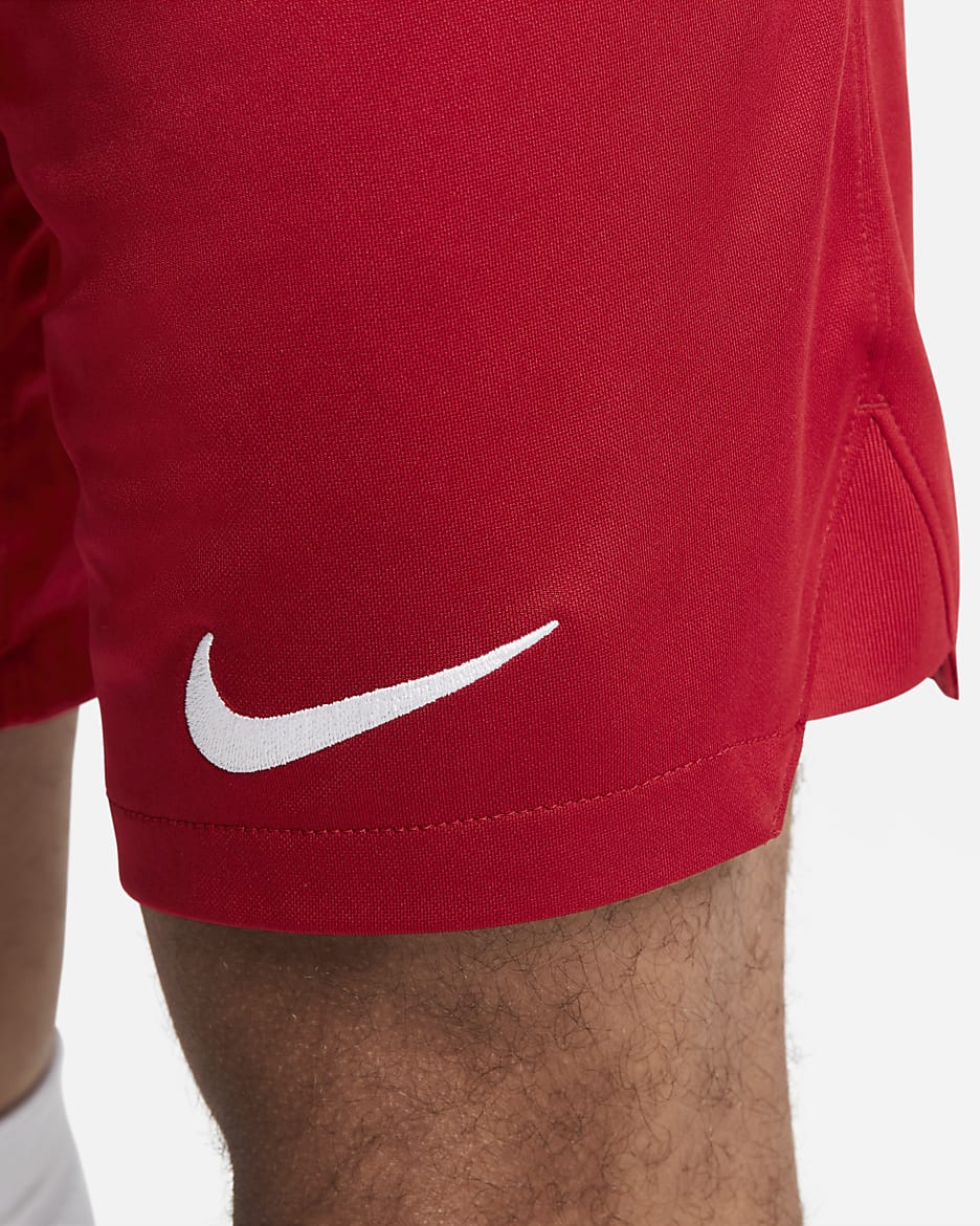 Liverpool F.C. 2023/24 Stadium Home Men's Nike Dri-FIT Football Shorts - Gym Red/White