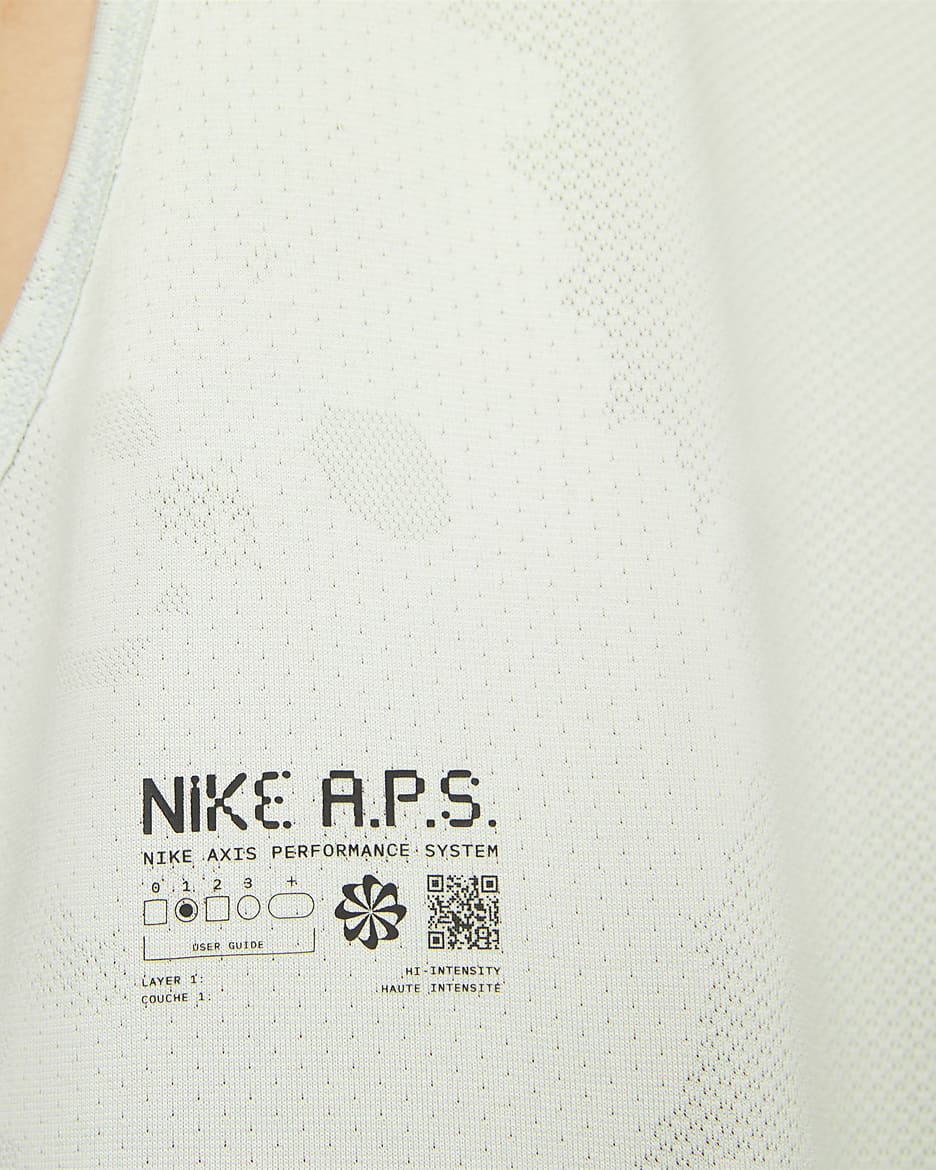 Nike Dri-FIT ADV APS Men's Versatile Tank Top - White/Black