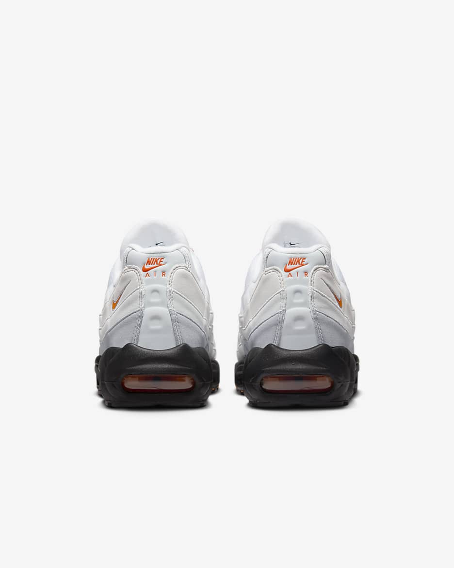 Nike Air Max 95 Shoes - Wolf Grey/Pure Platinum/Photon Dust/Safety Orange