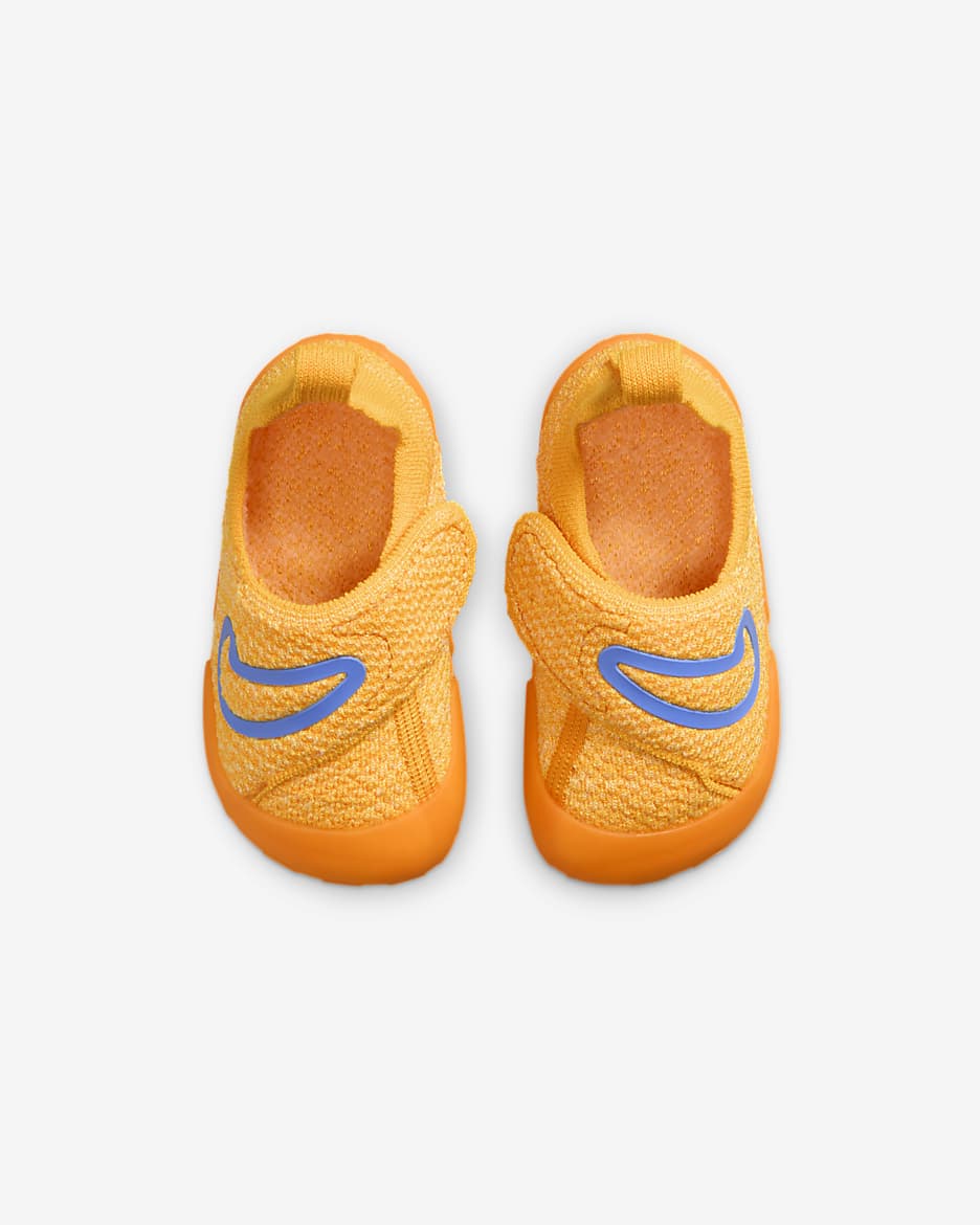 Nike Swoosh 1 Baby/Toddler Shoes - Laser Orange/Light Laser Orange/University Blue