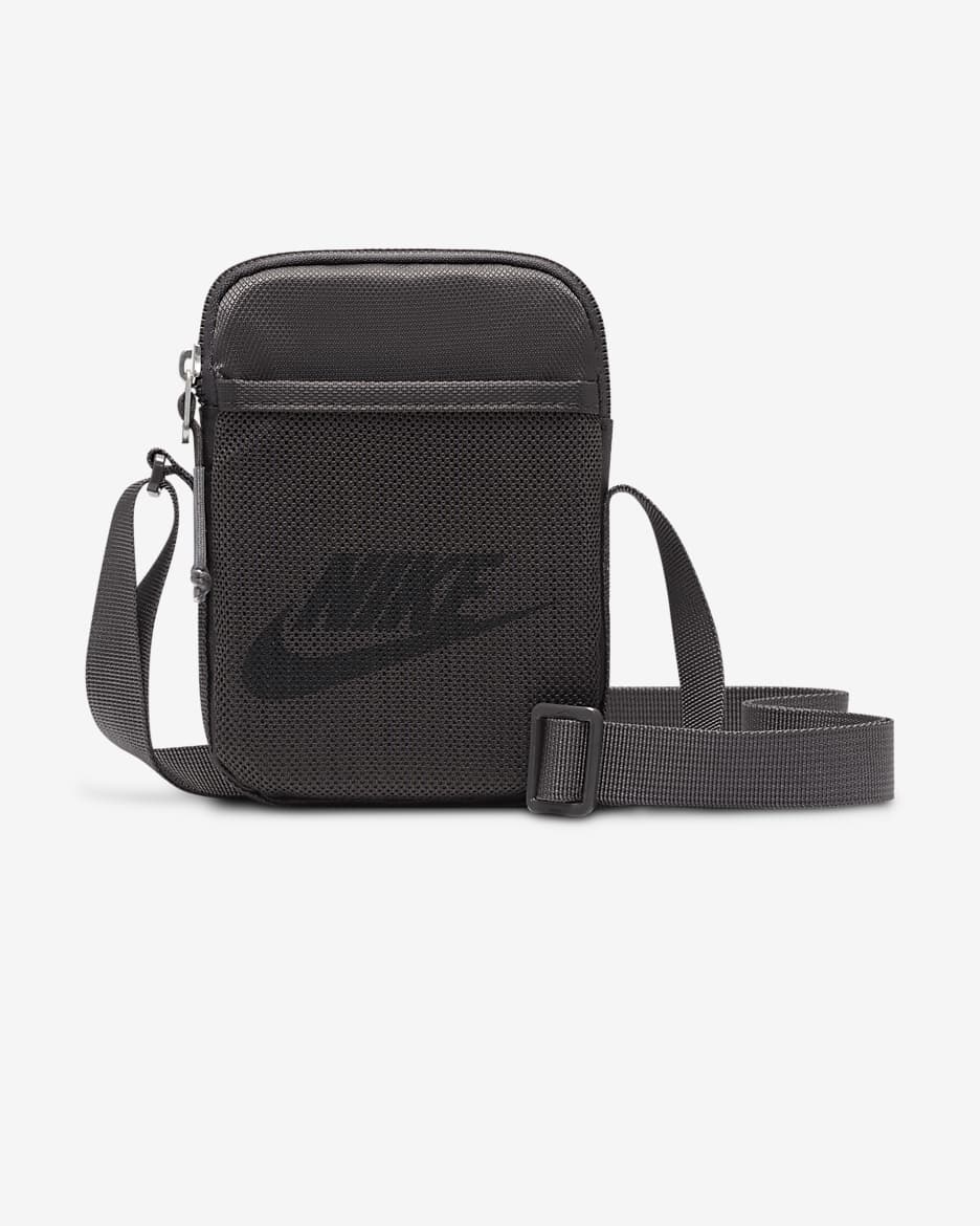 Nike Heritage Cross-Body Bag (Small, 1L) - Medium Ash/Medium Ash/Black