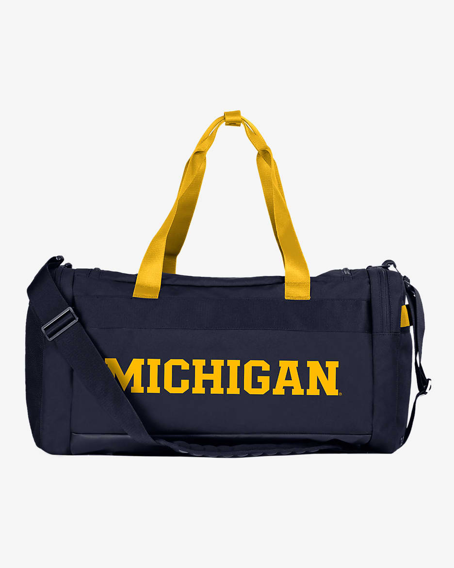 Michigan Nike Utility Power Duffle Bag.