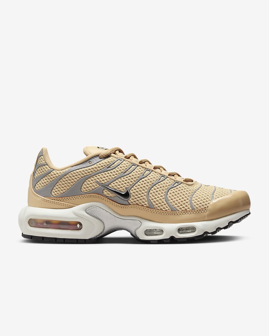 Nike Air Max Plus Women's Shoes - Sesame/Metallic Silver/Light Orewood Brown/Black