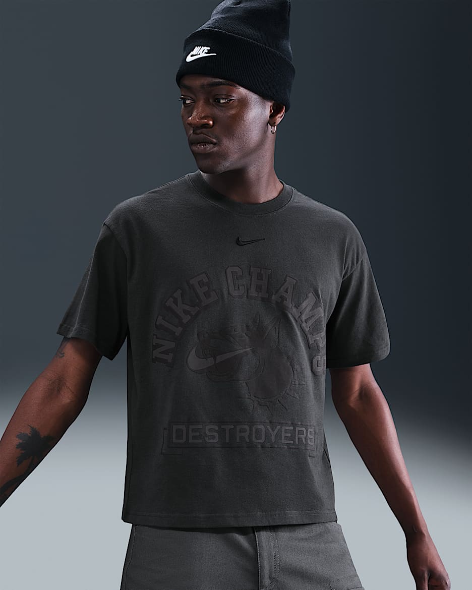 Nike Sportswear Men's T-Shirt - Off Noir