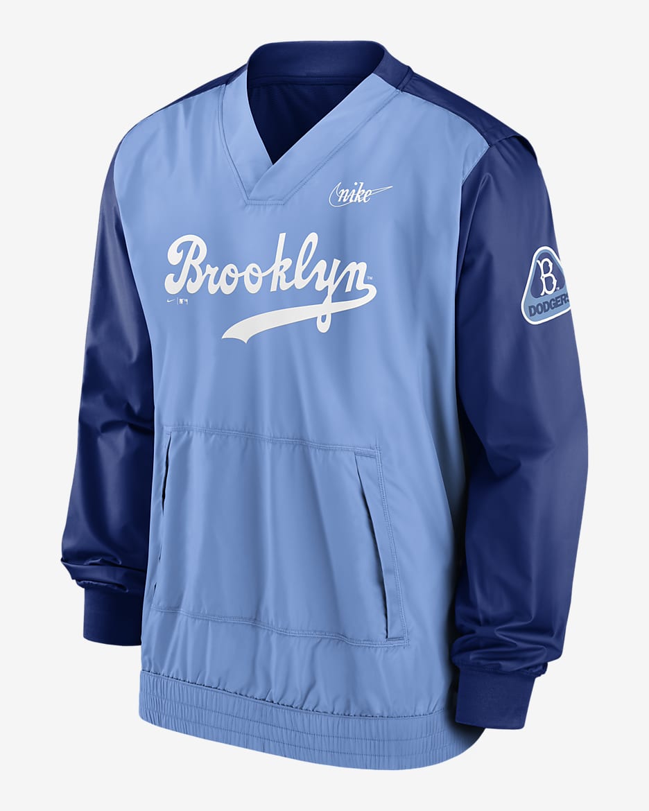Nike Cooperstown (MLB Brooklyn Dodgers) Men's Pullover Jacket - Royal