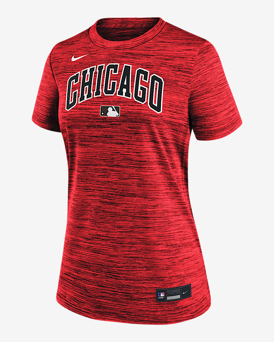 Chicago White Sox Authentic Collection City Connect Velocity Women's Nike Dri-FIT MLB T-Shirt - Red