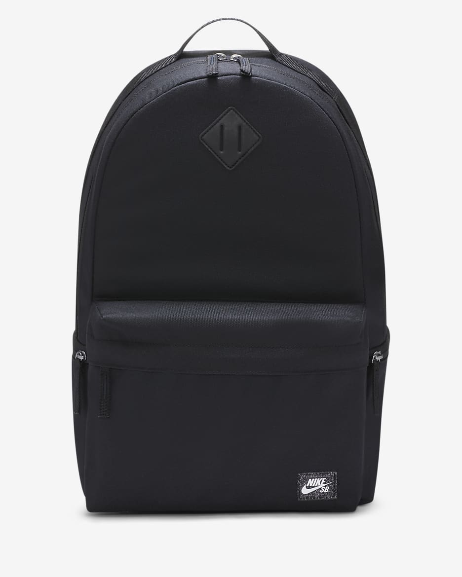 เป้สะพายหลังสเก็ตบอร์ด Nike SB Icon - ดำ/ดำ/ขาว
