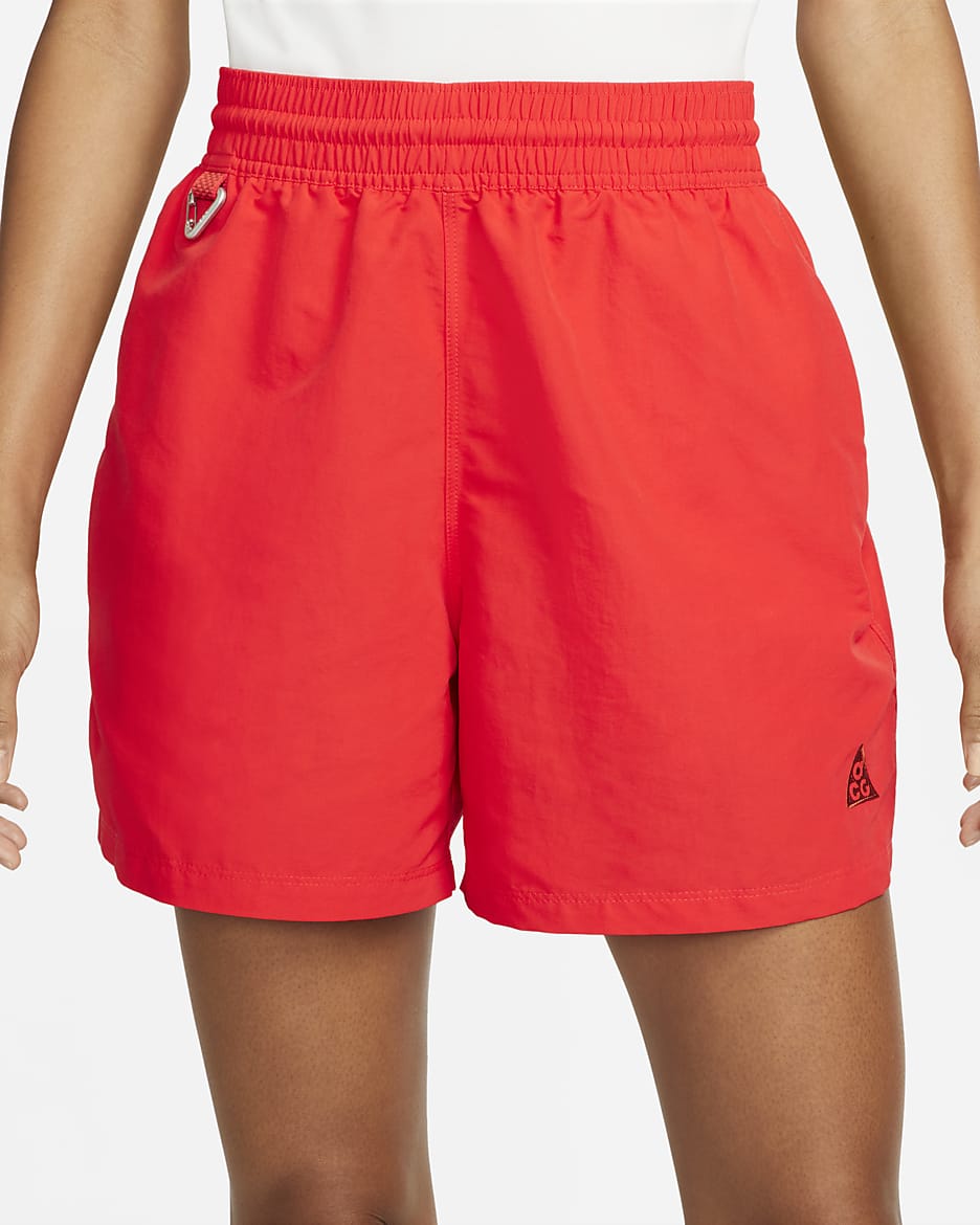 Nike ACG Women's Oversized Shorts - Light Crimson/Cinnabar/Mars Stone