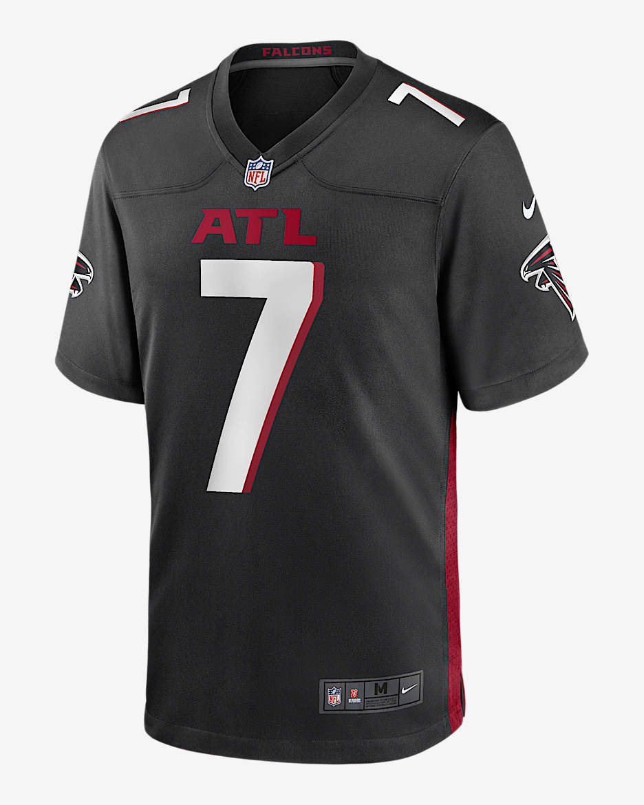 thumbnail image 2 of Nike Men's Bijan Robinson #7 Atlanta Falcons On-Field Jersey - White 2 of 5