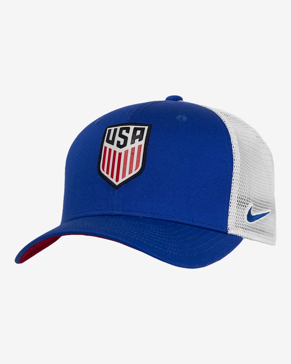 Gorra de rejilla de fútbol Nike USMNT Classic99 - Royal juego