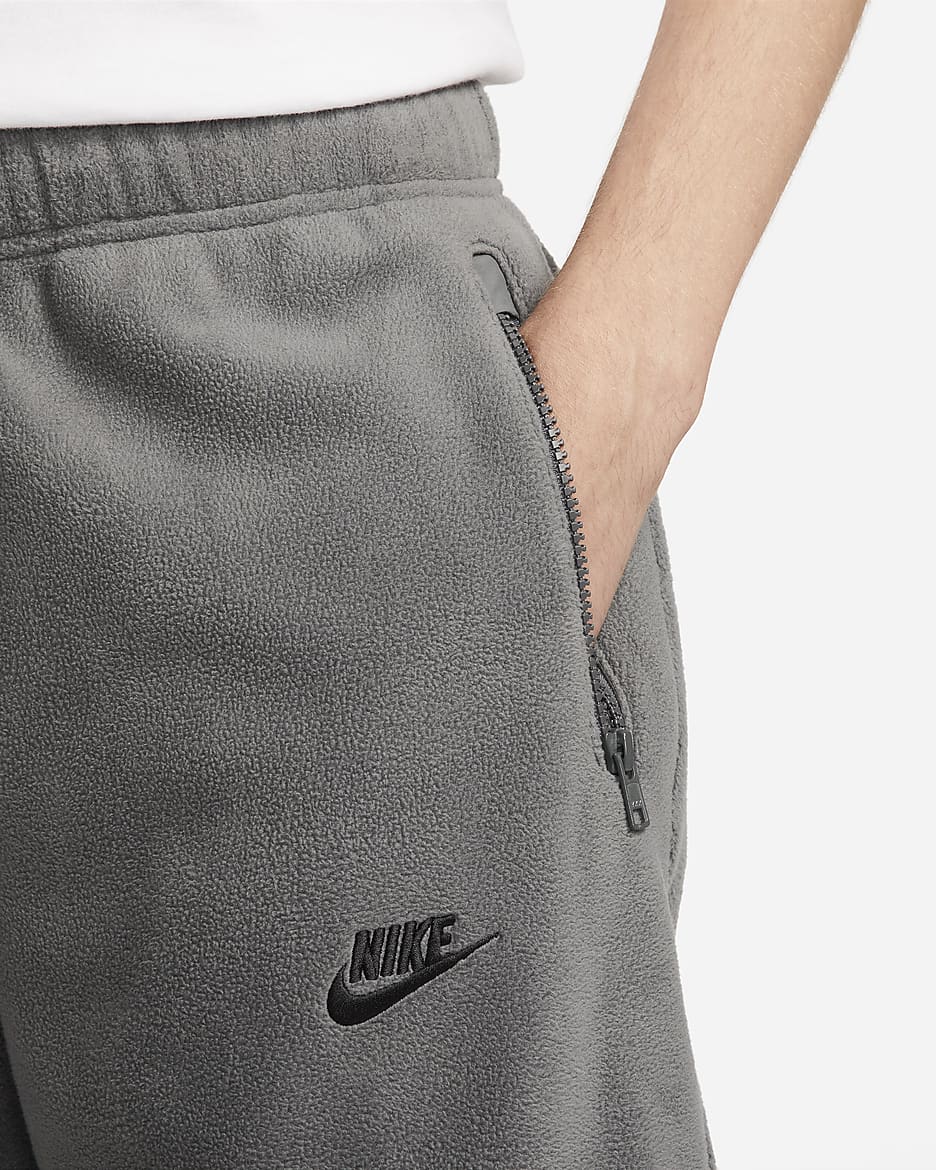 Pants de tejido Polar Fleece para hombre Nike Club Fleece - Gris hierro/Negro