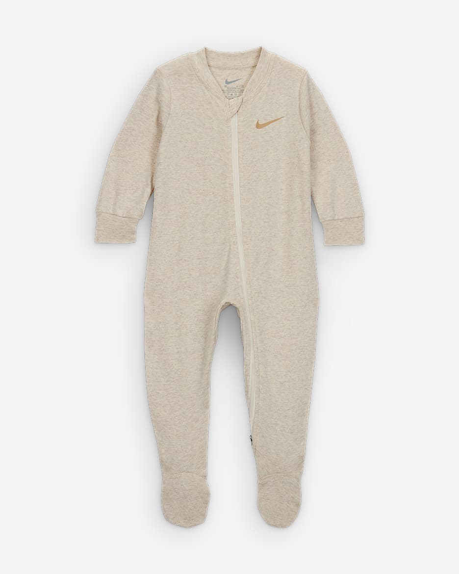 Nike Baby Essentials Baby (0-9M) Pointelle Coverall - Pale Ivory