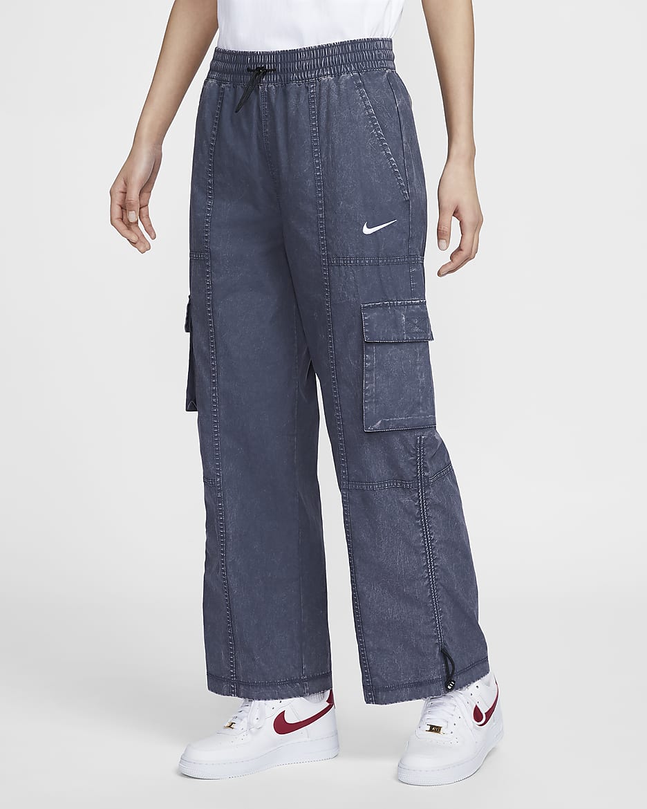 Pants de tejido Woven para mujer Nike Sportswear - Trueno azul