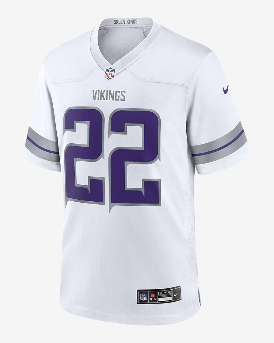 Jersey Nike de la NFL Game para hombre Harrison Smith Minnesota Vikings - Blanco