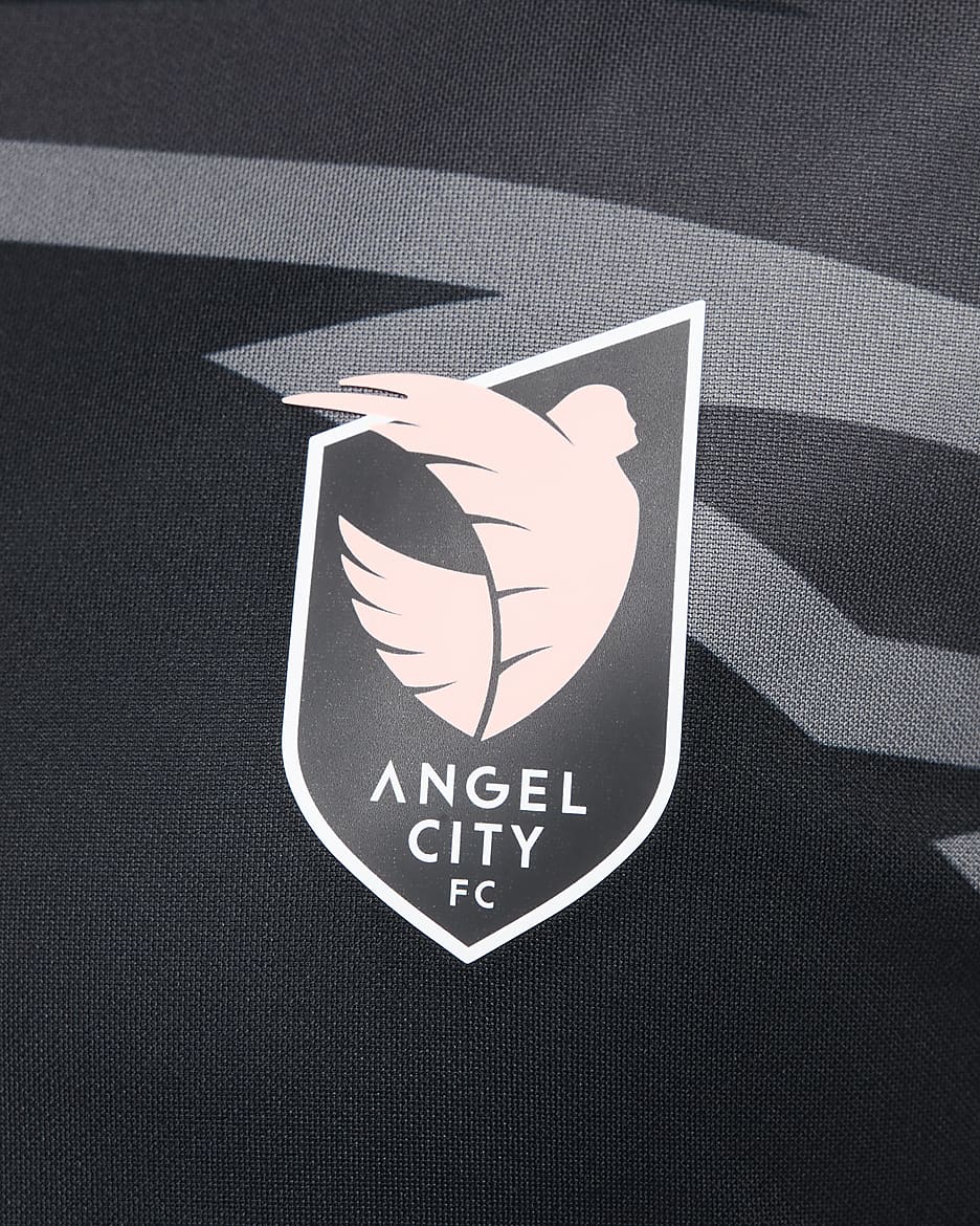 Jersey Nike Dri-FIT de la NWSL tipo réplica para mujer Angel City FC 2024 Stadium Primary - Negro