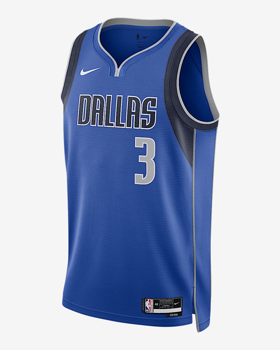 Jersey Nike Dri-FIT de la NBA Swingman para hombre Dallas Mavericks Icon Edition 2022/23 - Royal juego