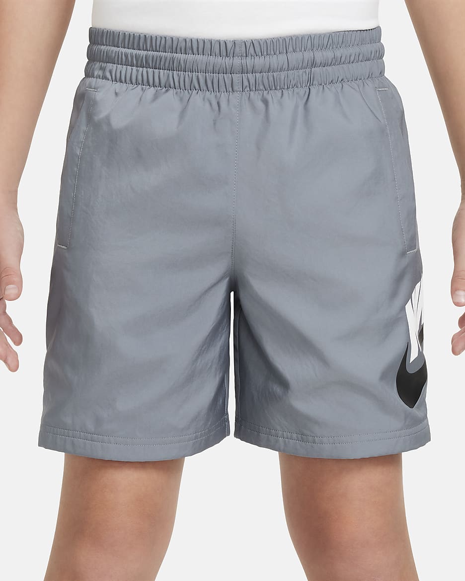 Nike Sportswear Older Kids' Woven Shorts - Smoke Grey