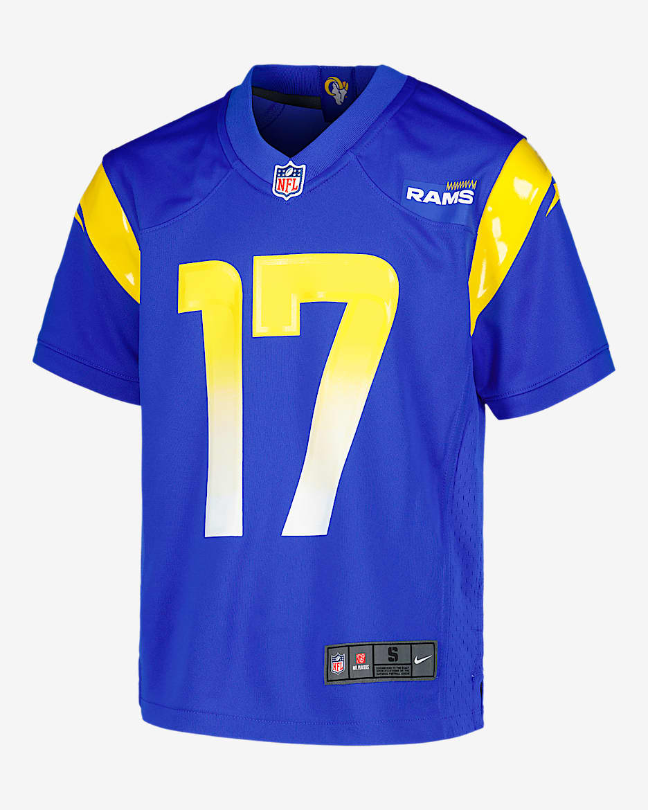 Jersey Nike de la NFL Game para niños talla grande Puka Nacua Los Angeles Rams - Royal