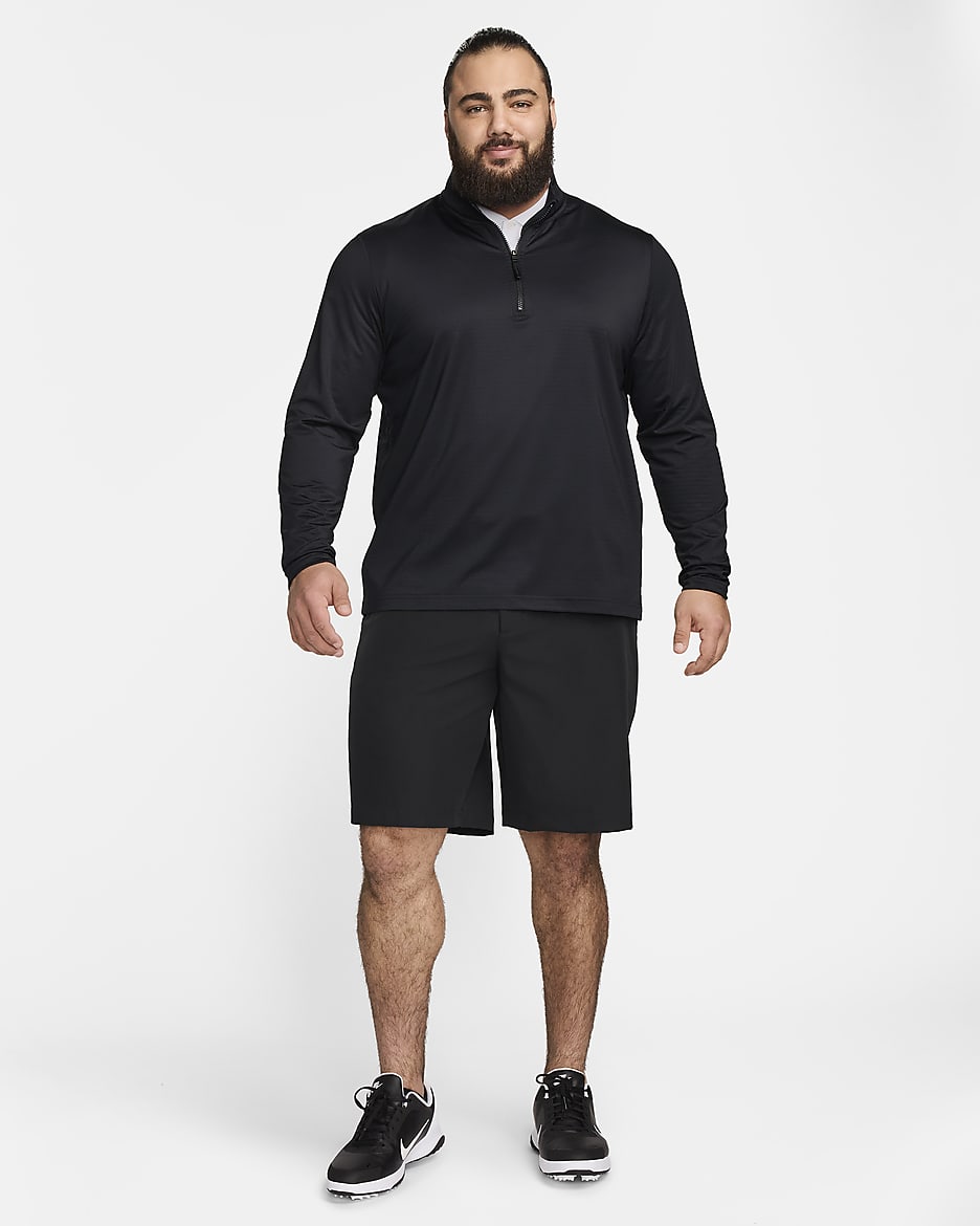 Maglia da golf con zip a metà lunghezza Dri-FIT Nike Victory – Uomo - Nero/Bianco