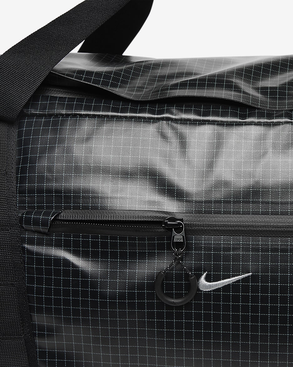 Nike Hike-sportstaske (50L) - sort/sort/Light Smoke Grey