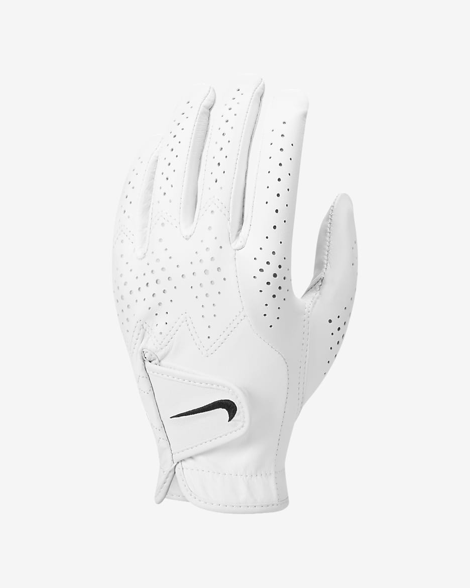 Guante de golf para mujer Nike Tour Classic 4 (mano izquierda) - Blanco perla/Negro