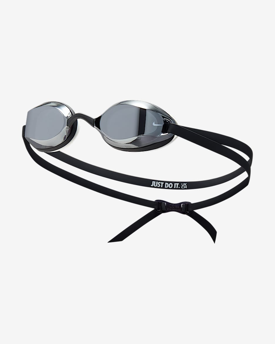 Goggles espejados Nike Swim Legacy Comfort - Gris humo oscuro
