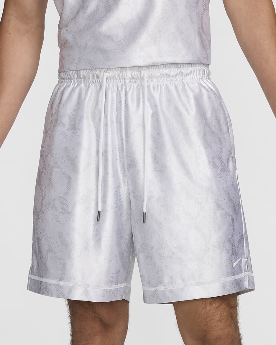 Kobe Men's 15cm (approx.) Dri-FIT Standard Issue Reversible Basketball Shorts - White/White/Summit White