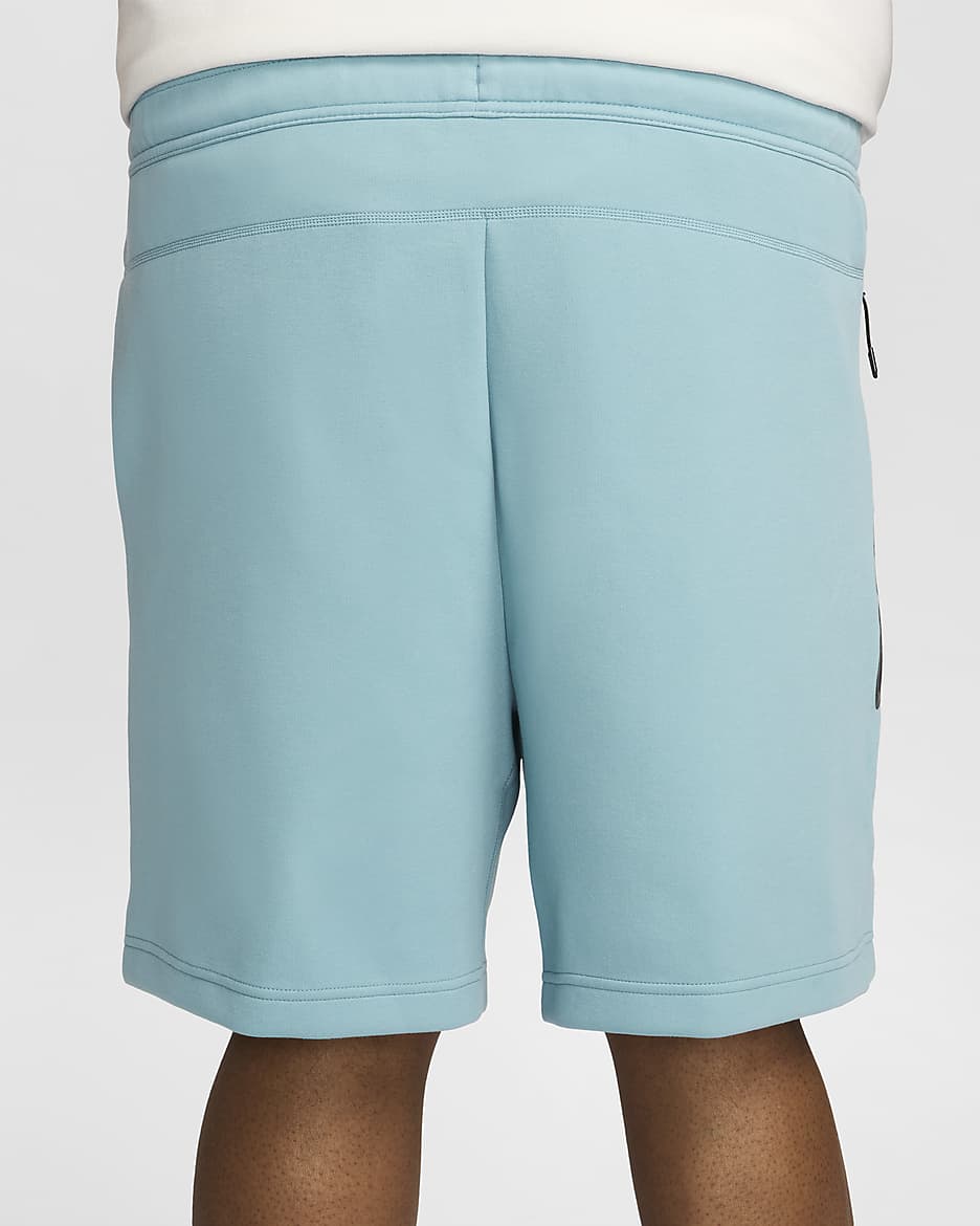 Shorts Nike Sportswear Tech Fleece - Uomo - Denim Turquoise/Nero