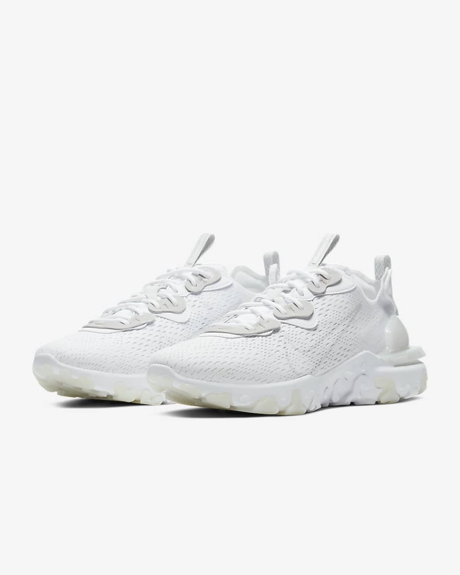 Sapatilhas Nike React Vision para homem - Branco/Branco/Cinzento Smoke claro/Cinzento Smoke claro