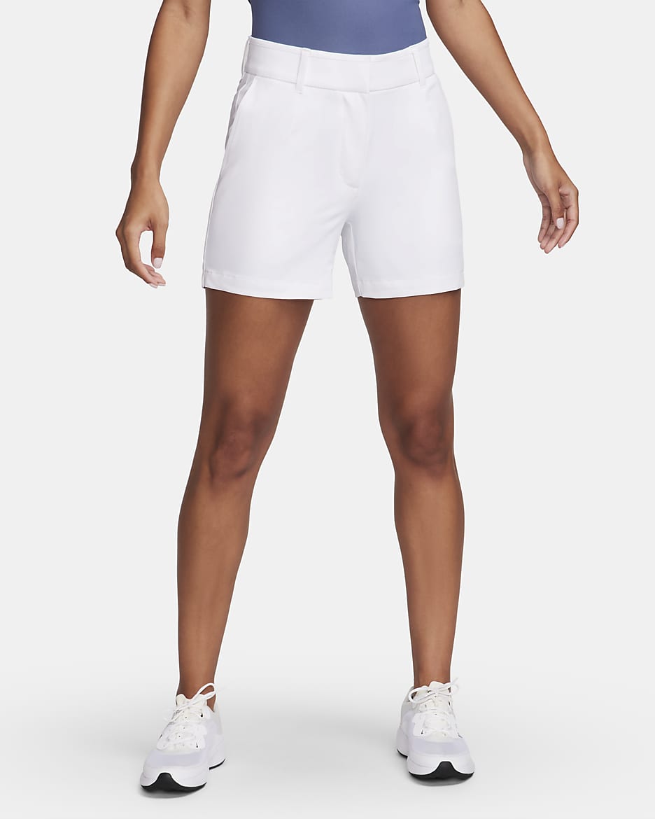 Short de golf Nike Dri-FIT Victory 13 cm pour femme - Blanc/Noir