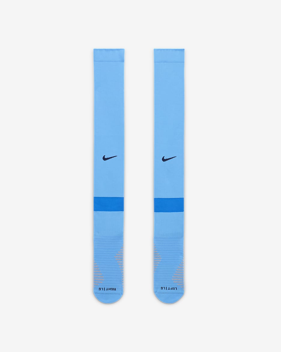 Nike Strike Knee-High Soccer Socks - University Blue/Italy Blue/Midnight Navy