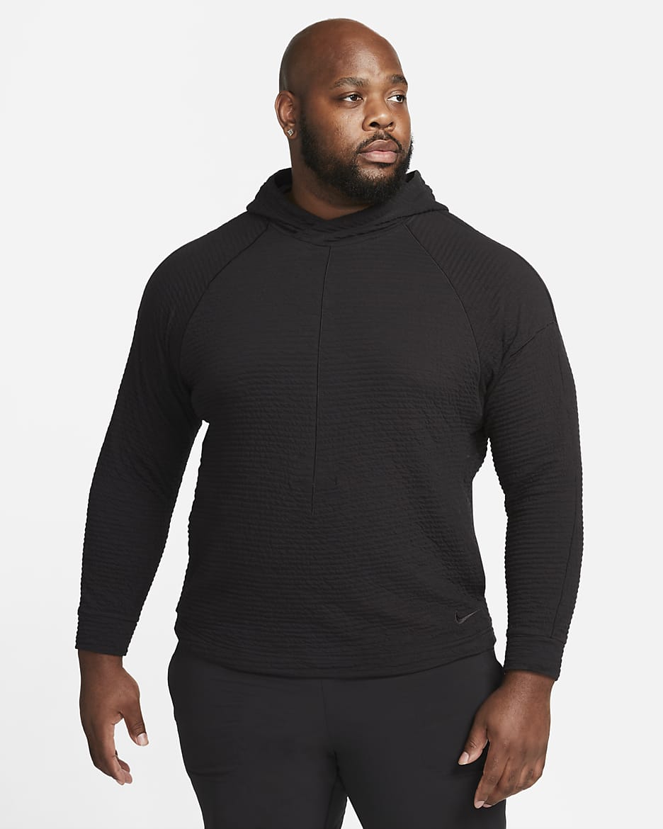 Nike Yoga Men's Dri-FIT Pullover - Black/Black