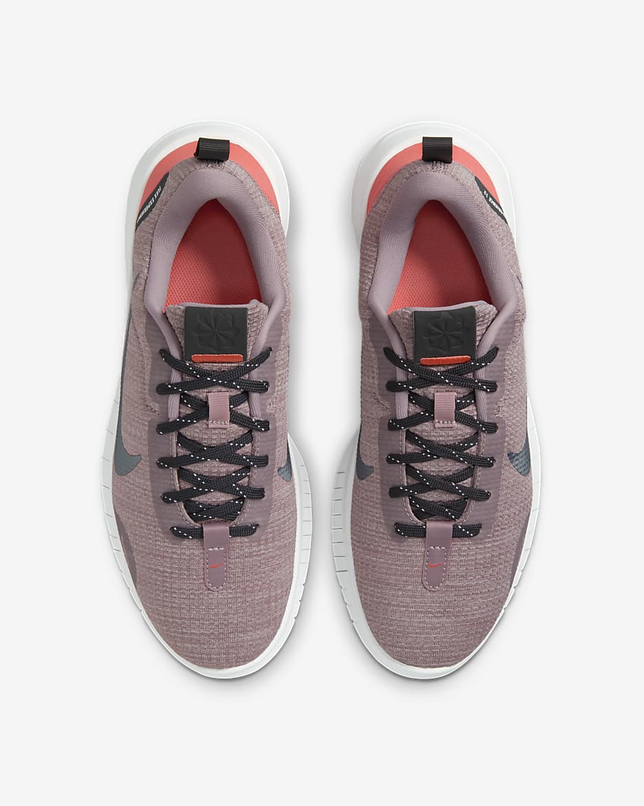 Nike Flex Experience Run 12 Women's Road Running Shoes - Light Violet Ore/Platinum Violet/Light Wild Mango/Metallic Cool Grey