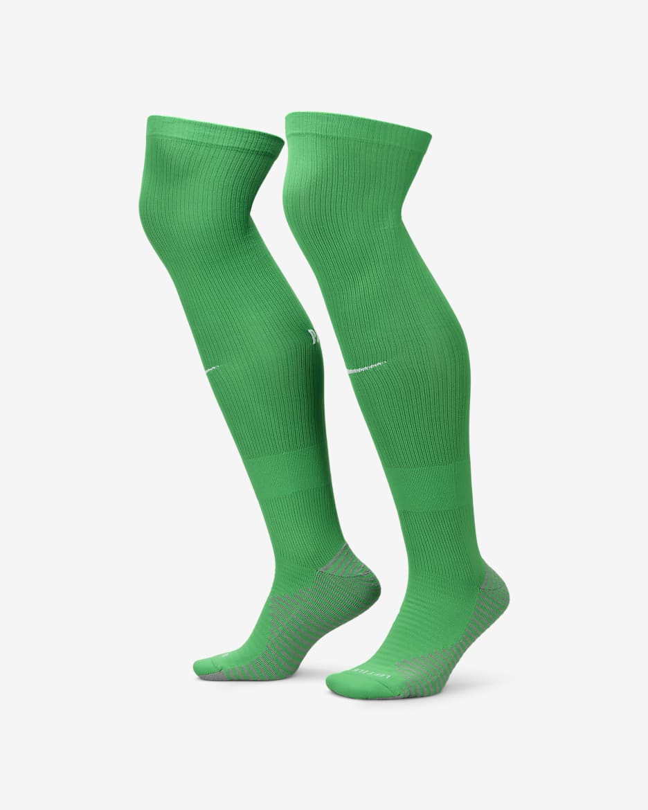 Calze da calcio al ginocchio Nike Liverpool FC Strike Goalkeeper – Terza - Green Spark/Bianco