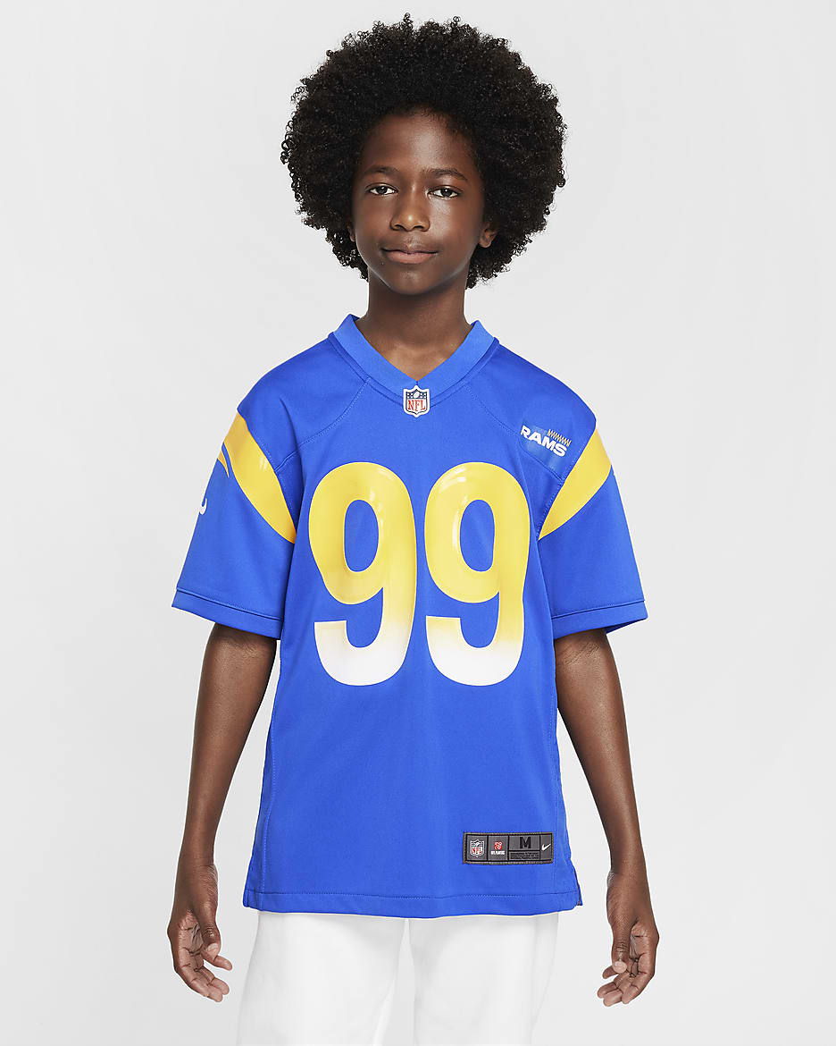 Aaron Donald Los Angeles Rams Nike NFL-wedstrijdjersey voor kids - Hyper Royal