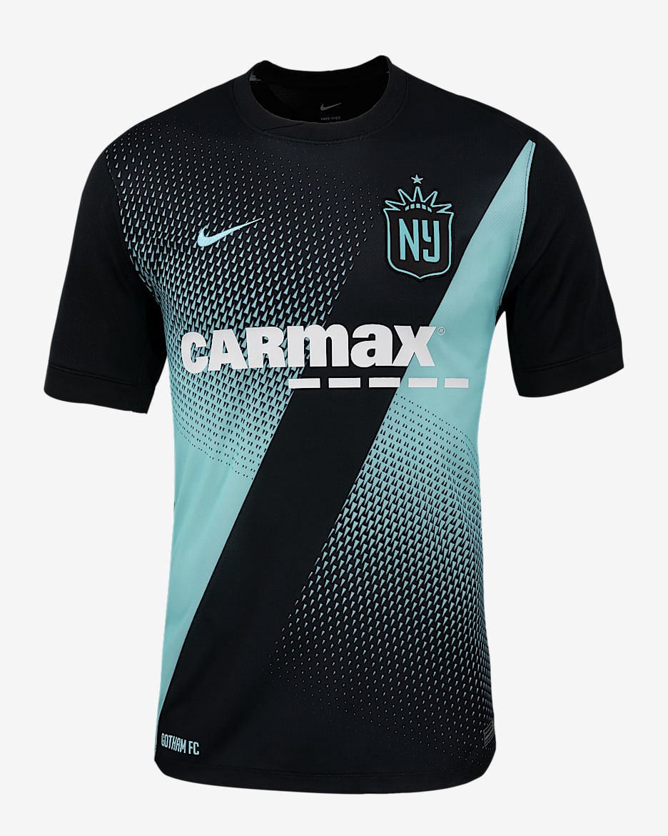 NJ/NY Gotham FC 2025 Stadium Home Men's Nike Dri-FIT NWSL Replica Jersey - Black/Copa