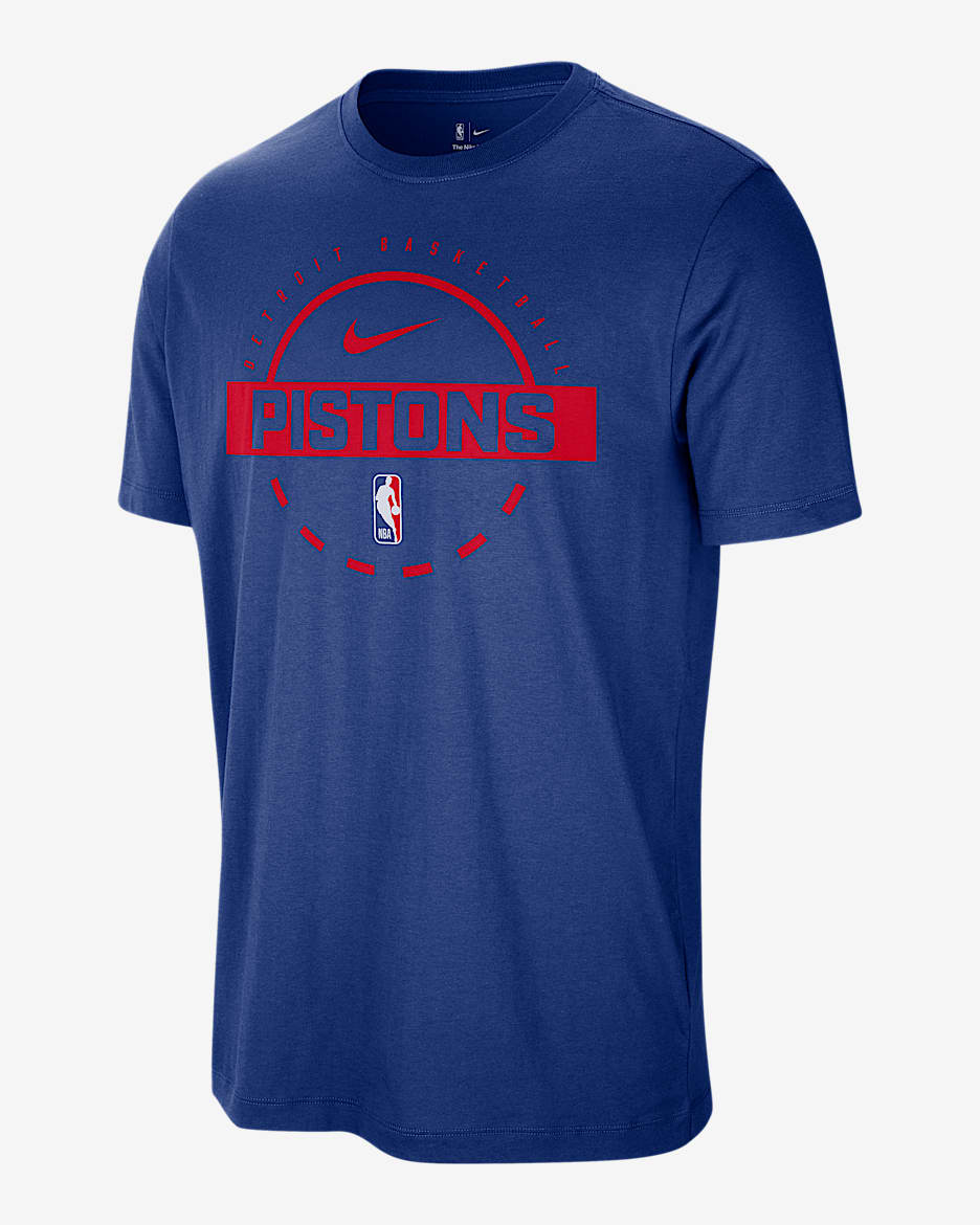 Detroit Pistons Men's Nike NBA Practice T-Shirt - Rush Blue